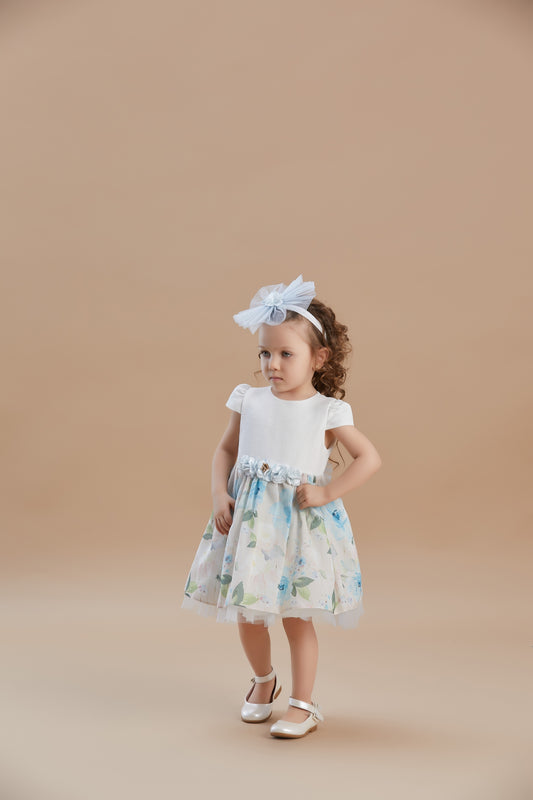 Aqua Delight Girls Dress 6-24 Months