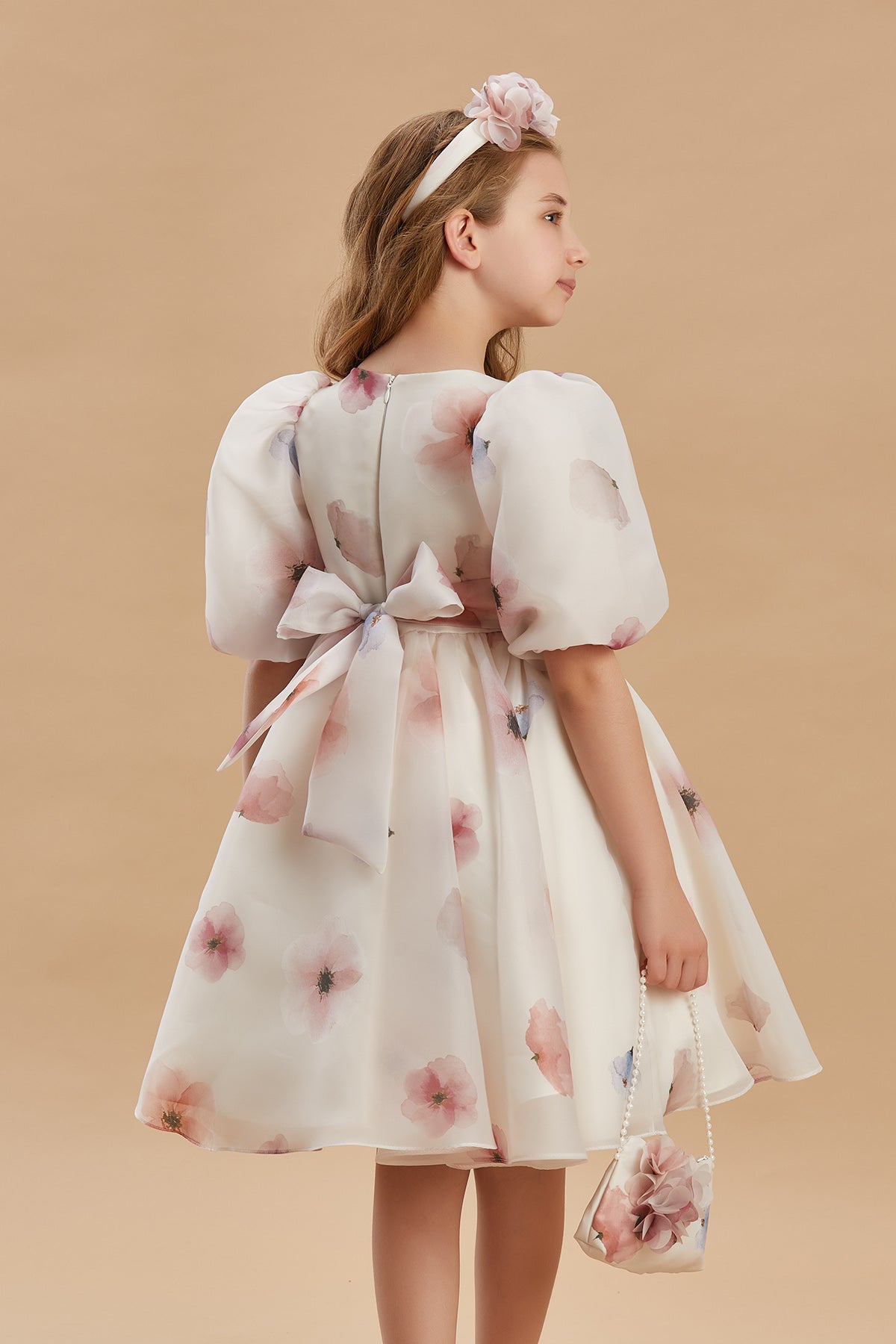 Sweet Petals Girls Dress 3-8 Years