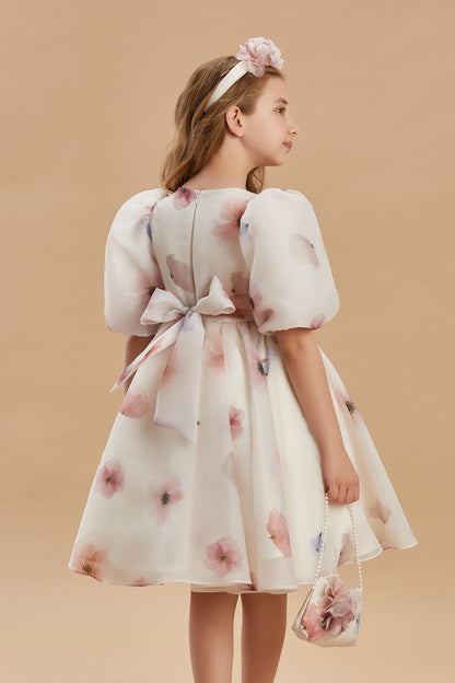 Sweet Petals Girls Dress 3-8 Years