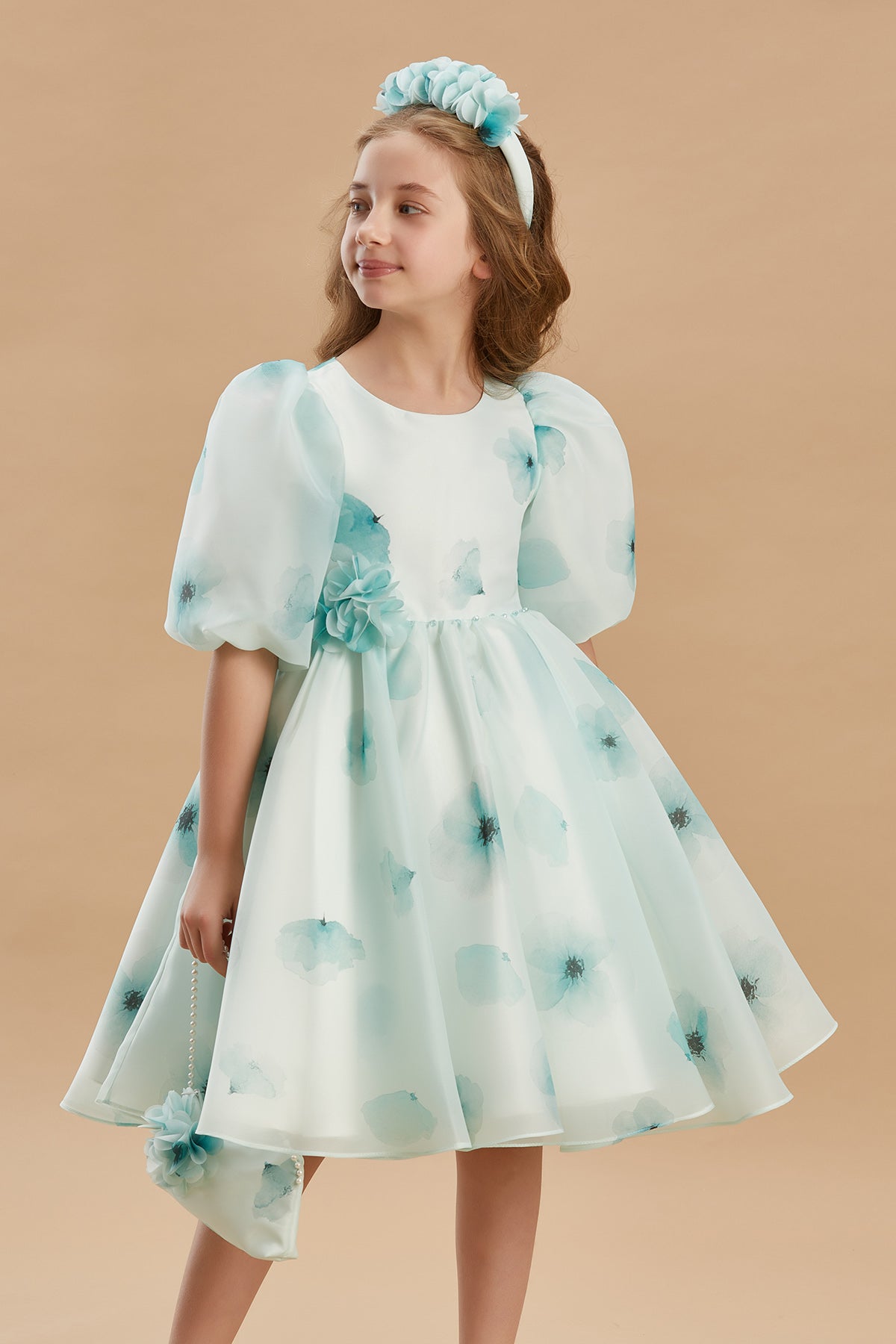 Sweet Petals Girls Dress 3-8 Years